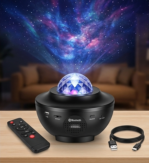 Proyector de Estrellas con Parlante Bluetooth